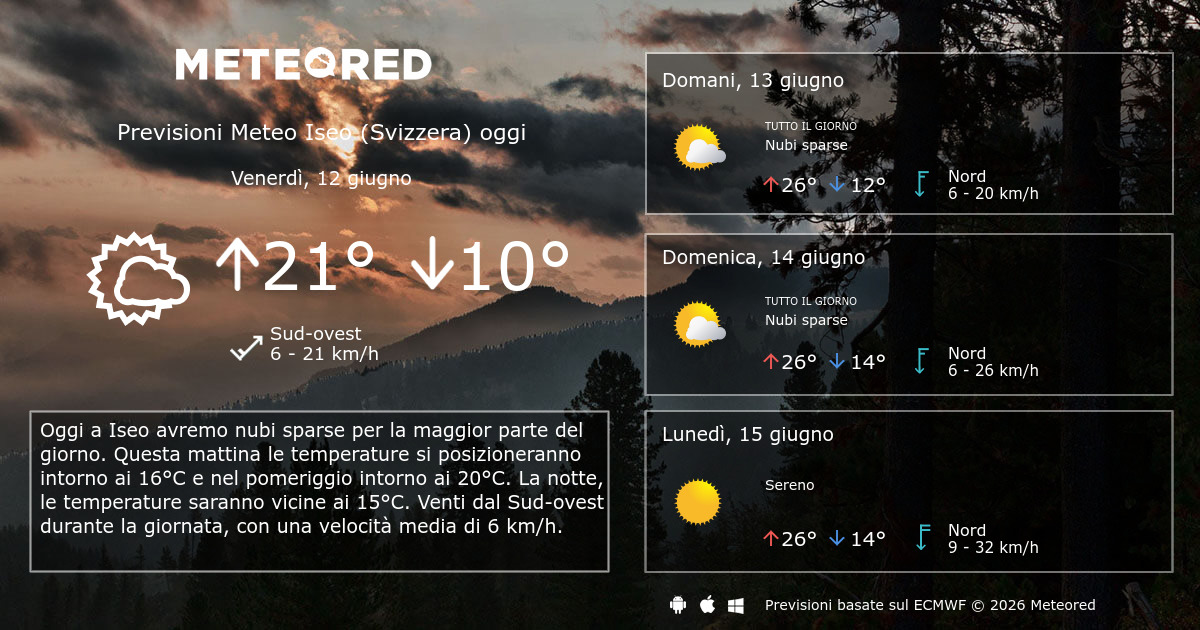 Meteo Iseo Svizzera Previsioni A 14 Giorni Meteored meteo-iseo-svizzera-previsioni-a-14-giorni-meteored
